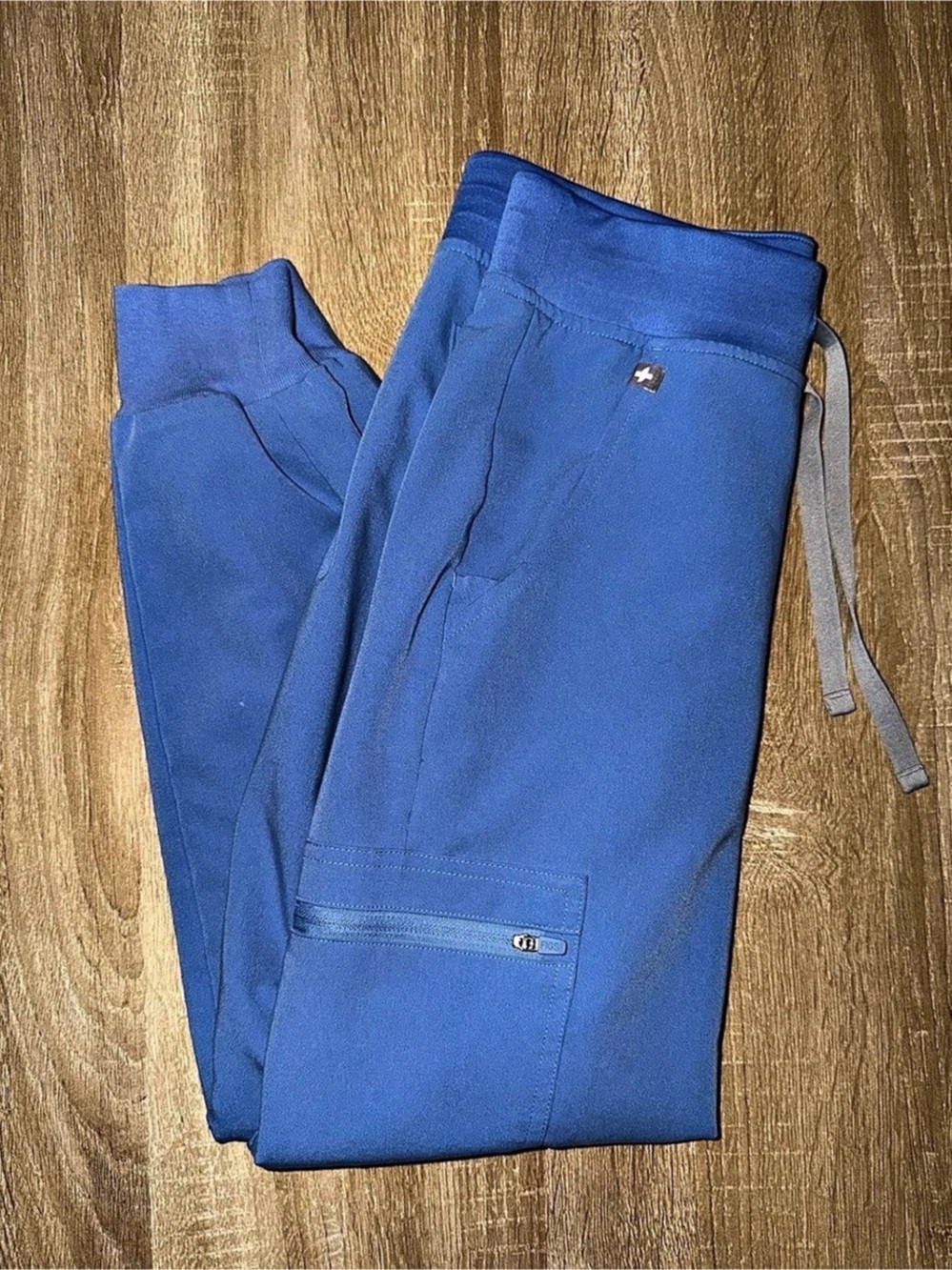 FIGS Zamora Jogger Scrub Pants Ceil Blue Petite - XXS